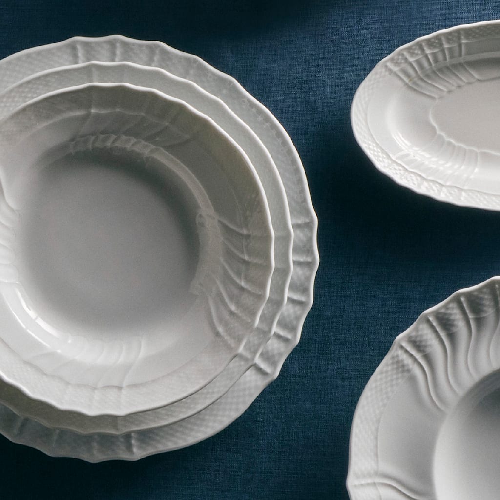 Vajillas en porcelana italiana