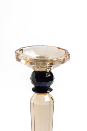 Candelabros en cristal facetado Setx2