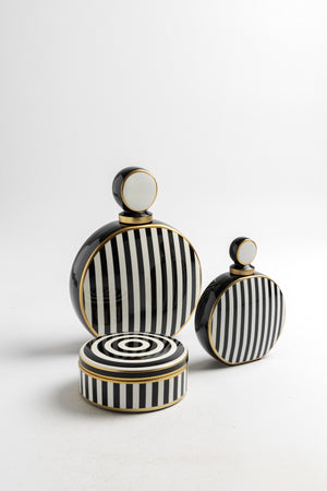 Decorativos en ceramica en forma de frascos