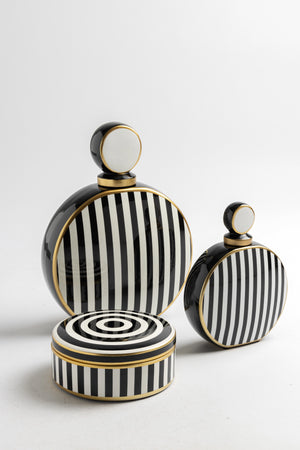 Decorativos en ceramica en forma de frascos