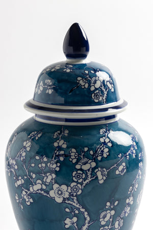Jarrón decorativo de porcelana estilo japonés