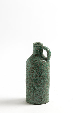 Jarrón cerámica estilo botella en cerámica