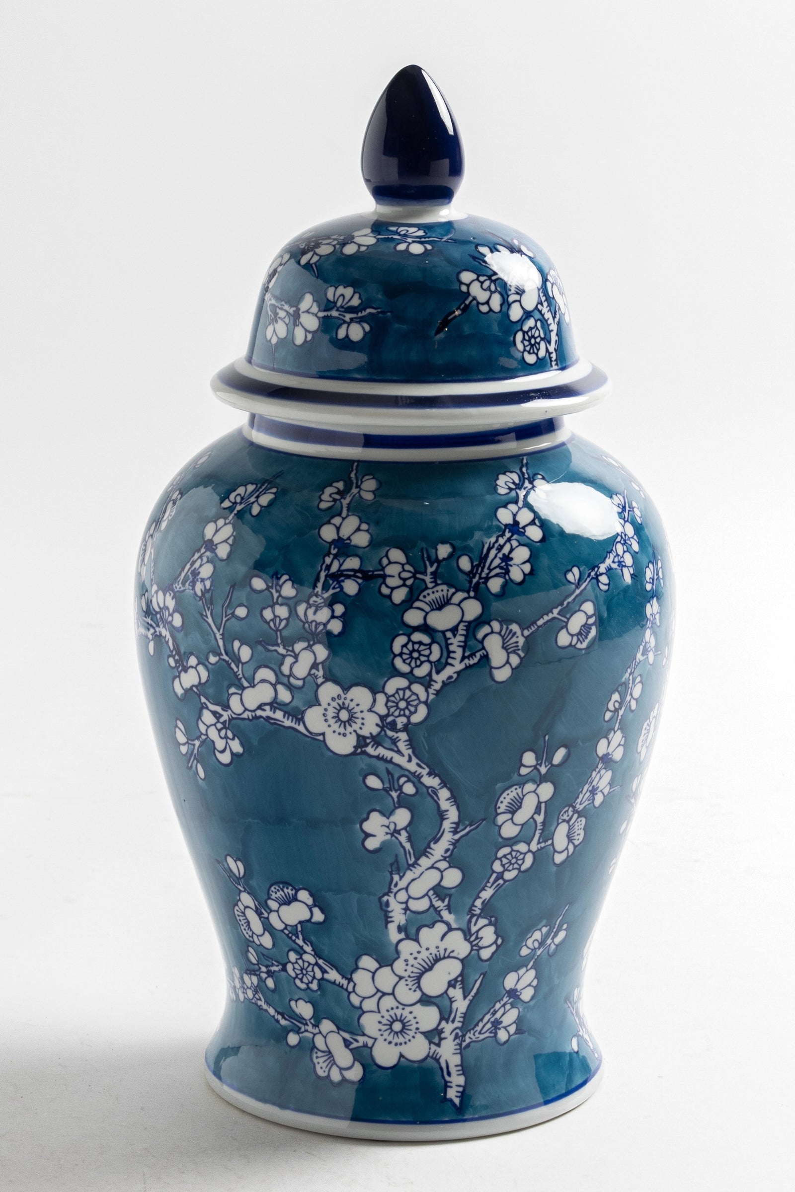 Jarrón decorativo de porcelana estilo japonés